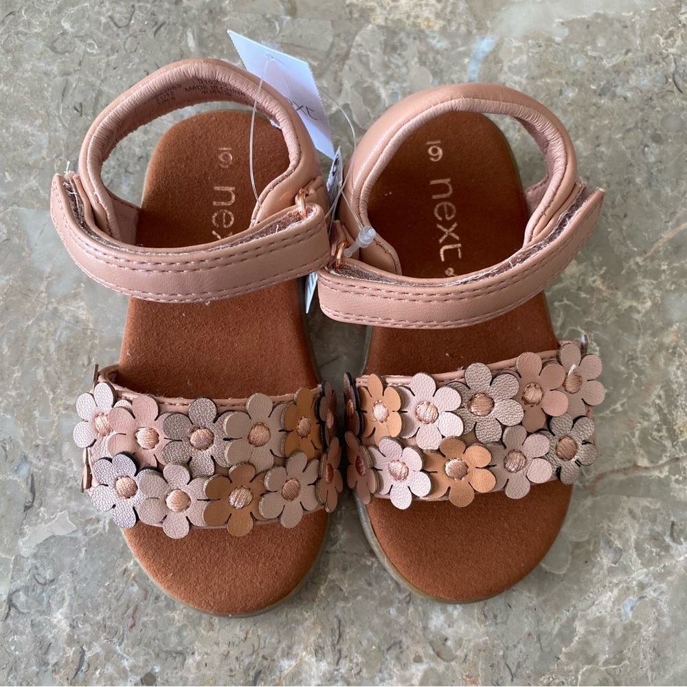 UK brand NEXT Flower sandals